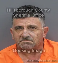 Mugshot of JASON WILLIAM SLATER booked in Hillsborough County, Florida on June 19, 2026