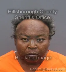 Mugshot of EBONY WHITE booked in Hillsborough County, Florida on June 19, 2026
