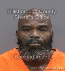 Mugshot of RANDY DEVON HARRIS booked in Hillsborough County, Florida on June 20, 2026