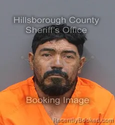 Mugshot of ERICK GUSTAVO SANCHEZ NUNEZ booked in Hillsborough County, Florida on June 20, 2026