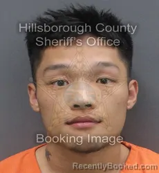 Mugshot of JACKSON FUNG booked in Hillsborough County, Florida on June 20, 2026