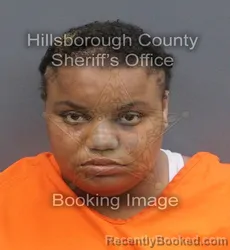 Mugshot of ASHANTI GRACE PHILLIPS booked in Hillsborough County, Florida on June 20, 2026