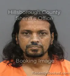 Mugshot of SANAUL BARI SINHA booked in Hillsborough County, Florida on June 23, 2026