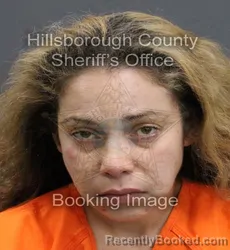 Mugshot of HEILLY MARIE FALCON booked in Hillsborough County, Florida on June 23, 2026