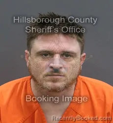 Mugshot of NATHANIEL BEVIS SADLER booked in Hillsborough County, Florida on July 6, 2026