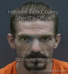 Mugshot of DYLAN FORREST BISBEE booked in Hillsborough County, Florida on July 6, 2026