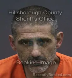 Mugshot of RYAN THOMAS BETTS booked in Hillsborough County, Florida on July 7, 2026