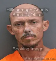 Mugshot of AARON MICHAEL BUTLER booked in Hillsborough County, Florida on July 7, 2026