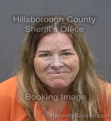 Mugshot of NATALIE LEA JEWETT booked in Hillsborough County, Florida on July 7, 2026