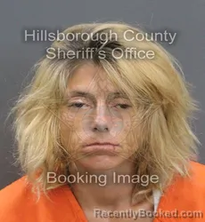 Mugshot of DEENA RENEE JACOBS booked in Hillsborough County, Florida on July 7, 2026