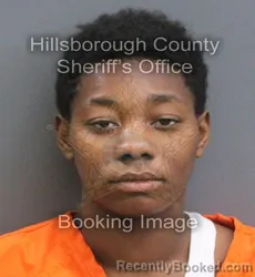 Mugshot of JAYDE SOPHIA DURANT booked in Hillsborough County, Florida on July 7, 2026