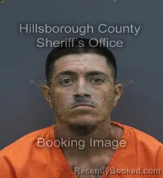 Mugshot of MARK ANTHONY FIGUEROA booked in Hillsborough County, Florida on July 13, 2026