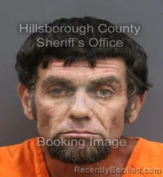 Mugshot of TROY EDWARD HOPE booked in Hillsborough County, Florida on July 16, 2026