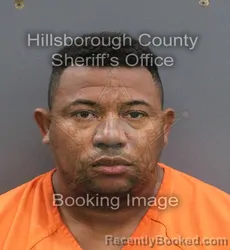 Mugshot of ARIEL SERRANO SERRANO SUAREZ booked in Hillsborough County, Florida on July 16, 2026