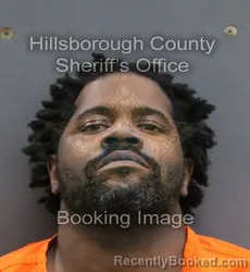 Mugshot of KEITH LETRELLE GIBSON booked in Hillsborough County, Florida on July 16, 2026