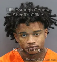 Mugshot of JAHAD ZIARE BOONE booked in Hillsborough County, Florida on July 16, 2026