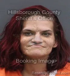 Mugshot of Jessica Mae Hamblin booked in Hillsborough County, Florida on August 1, 2026
