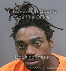 Mugshot of Eric Devon Bellamy booked in Hillsborough County, Florida on August 1, 2026