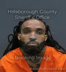 Mugshot of Xavier Demitrius Snell booked in Hillsborough County, Florida on August 1, 2026