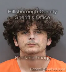 Mugshot of Mason Anthony Salois booked in Hillsborough County, Florida on August 1, 2026