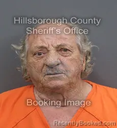 Mugshot of John Chieto booked in Hillsborough County, Florida on August 1, 2026