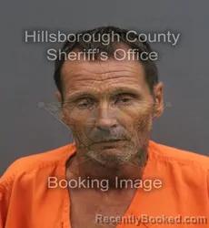 Mugshot of John Thomas Jr Ipock booked in Hillsborough County, Florida on August 1, 2026