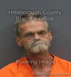 Mugshot of John M Faulk booked in Hillsborough County, Florida on August 1, 2026