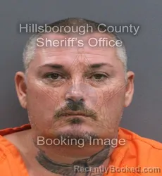 Mugshot of Bruce Lee Crain booked in Hillsborough County, Florida on August 1, 2026