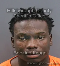 Mugshot of Aaron Lee Thomas booked in Hillsborough County, Florida on August 1, 2026