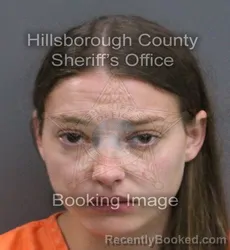 Mugshot of Rachel Louise Sherman booked in Hillsborough County, Florida on August 1, 2026