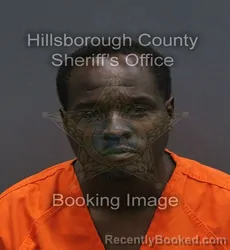 Mugshot of Deandre Contrail Berry booked in Hillsborough County, Florida on August 2, 2026