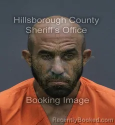 Mugshot of OSNAY PEREZ MEJIAS booked in Hillsborough County, Florida on August 2, 2026
