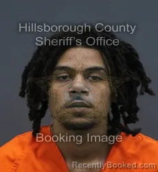 Mugshot of DESHAWN LATRAIL PONDER booked in Hillsborough County, Florida on August 2, 2026