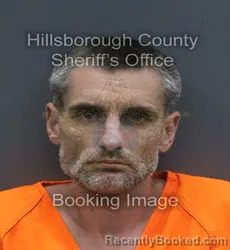 Mugshot of CASEY JEROME CREGAN booked in Hillsborough County, Florida on August 2, 2026