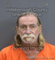 Mugshot of JEFFREY CHARLES YOUNG booked in Hillsborough County, Florida on August 2, 2026