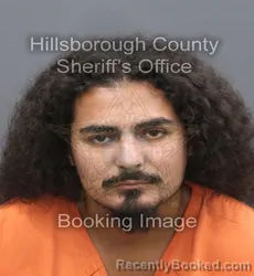 Mugshot of IVAN JAMES GONZALEZ booked in Hillsborough County, Florida on August 3, 2026