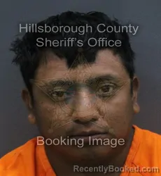 Mugshot of ANTONIO REFUJIO TZOPITL TZITZIHUA booked in Hillsborough County, Florida on August 3, 2026