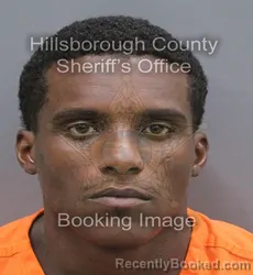 Mugshot of TERRENCE ARTHUR JR GASTON booked in Hillsborough County, Florida on August 3, 2026