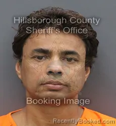 Mugshot of KANCHAN KUMAR KORA booked in Hillsborough County, Florida on August 3, 2026