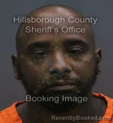 Mugshot of SHERMAN LEE JR CARTER booked in Hillsborough County, Florida on August 3, 2026
