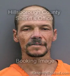 Mugshot of COREY VINCENT JONES booked in Hillsborough County, Florida on August 3, 2026