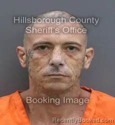 Mugshot of CHRISTOPHER ADAM SEABAUGH booked in Hillsborough County, Florida on August 3, 2026