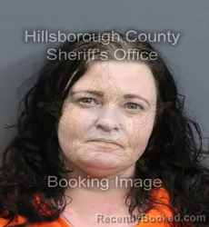 Mugshot of KATIE ELLEN HUTTO booked in Hillsborough County, Florida on August 3, 2026