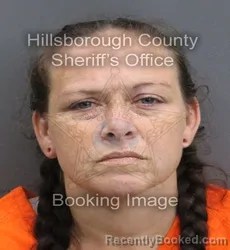 Mugshot of SHELLY MARIE WATSON booked in Hillsborough County, Florida on August 3, 2026