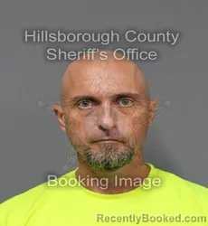 Mugshot of ADAM DOUGLAS NORLAND booked in Hillsborough County, Florida on August 3, 2026