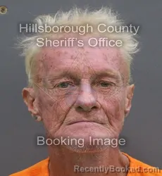 Mugshot of FLOYD ALLEN FRANKLIN booked in Hillsborough County, Florida on August 3, 2026