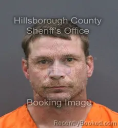 Mugshot of WILLIAM JOSEPH JR ADKINS booked in Hillsborough County, Florida on August 4, 2026