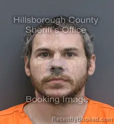 Mugshot of JEFFREY MATTHEW TOUSEULL booked in Hillsborough County, Florida on August 4, 2026