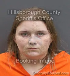 Mugshot of CASSIDY ELIZABETH HORD booked in Hillsborough County, Florida on August 4, 2026