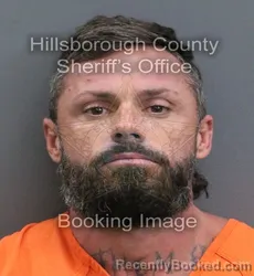 Mugshot of WILLIAM R JEROME booked in Hillsborough County, Florida on August 4, 2026